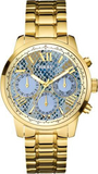  Shop Authentic Guess Mini Sunrise Quartz Blue Dial Gold Steel Strap Watch For Women - W0448L6 - Luxxuri