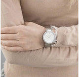  Shop Authentic Guess Soho Silver DIal Stainless Steel Mesh Bracelet Watch For Women - W0638L1 - Luxxuri