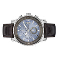  Shop Authentic Guess Pinnacle Chronograph Quartz Blue Dial Brown Leather Strap Watch For Men - W0673G1 - Luxxuri