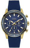  Shop Authentic Guess Fuel Chronograph Blue Dial Blue Rubber Strap Watch for Men - W0802G2 - Luxxuri