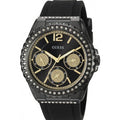  Shop Authentic Guess Starlight Black Dial Black Rubber Strap Watch for Women - W0846L1 - Luxxuri