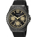  Shop Authentic Guess Starlight Black Dial Black Rubber Strap Watch for Women - W0846L1 - Luxxuri