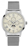  Shop Authentic Guess Delancy White Dial Silver Mesh Bracelet Watch for Men - W0871G4 - Luxxuri