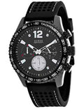 Shop Authentic Guess Fleet Chronograph Black Dial Black Rubber Strap Watch for Men - W0971G1 - Luxxuri