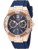  Shop Authentic Guess Limelight Blue Dial Blue Silicone Strap Watch For Women - W1053L1 - Luxxuri