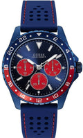  Shop Authentic Guess Odyssey Analog Blue Dial Blue Rubber Strap Watch For Men - W1108G1 - Luxxuri