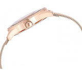  Shop Authentic Guess Tri Glitz Quartz Diamonds Rose Gold Dial Rose Gold Mesh Bracelet Watch For Women - W1142L4 - Luxxuri