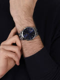  Shop Authentic Guess Richmond Blue Dial Two Tone Mesh Bracelet Watch for Men - W1179G1 - Luxxuri