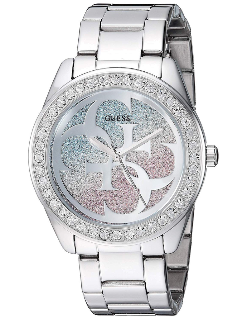  Shop Authentic Guess G Twist Diamonds Silver Dial Silver Steel Strap Watch For Women - W1201L1 - Luxxuri