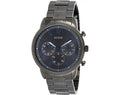  Shop Authentic Guess Hendrix Chronograph Gunmetal Dial Gunmetal Steel Strap Watch for Men - W1309G3 - Luxxuri