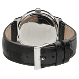  Shop Authentic Guess Wafer Analog Black Dial Black Leather Strap Watch For Men - W70016G1 - Luxxuri