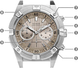  Shop Authentic Guess Jolt Chronograph Grey Dial Silver Steel Strap Watch for Men - W0377G1 - Luxxuri