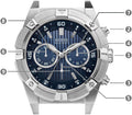  Shop Authentic Guess Jolt Chronograph Blue Dial Silver Steel Strap Watch for Men - W0377G2 - Luxxuri