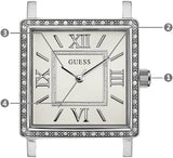  Shop Authentic Guess Highline White Dial Silver Mesh Bracelet Watch For Women - W0826L1 - Luxxuri