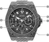  Shop Authentic Guess Legacy Grey Dial Grey Silicone Strap Watch For Men - W1048G1 - Luxxuri