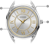  Shop Authentic Guess Whisper Silver Dial Gold Mesh Bracelet Watch for Women - W1084L2 - Luxxuri