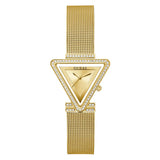  Shop Authentic Guess Fame Diamonds Gold Dial Gold Mesh Bracelet Watch for Women - GW0508L2 - Luxxuri