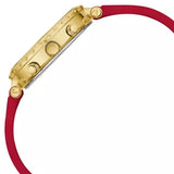  Shop Authentic Guess Solstice Diamonds Gold Dial Red Rubber Strap Watch for Women - GW0484L1 - Luxxuri