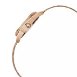  Shop Authentic Guess Whisper Silver Dial Rose Gold Mesh Bracelet Watch for Women - W1084L3 - Luxxuri