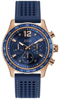  Shop Authentic Guess Fleet Blue Dial Blue Rubber Strap Watch for Men - W0971G3 - Luxxuri