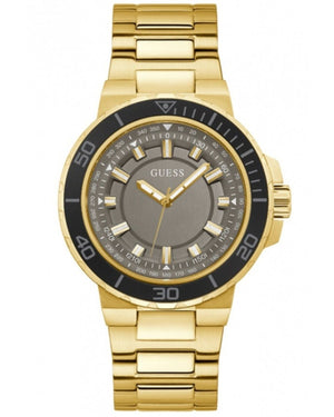  Shop Authentic Guess Track Grey Dial Gold Steel Strap Watch for Men - GW0426G2 - Luxxuri