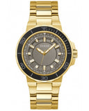 Shop Authentic Guess Track Grey Dial Gold Steel Strap Watch for Men - GW0426G2 - Luxxuri
