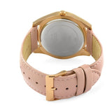  Shop Authentic Guess Wonderlust Beige Dial Pink Leather Strap Watch for Women - W1065L1 - Luxxuri