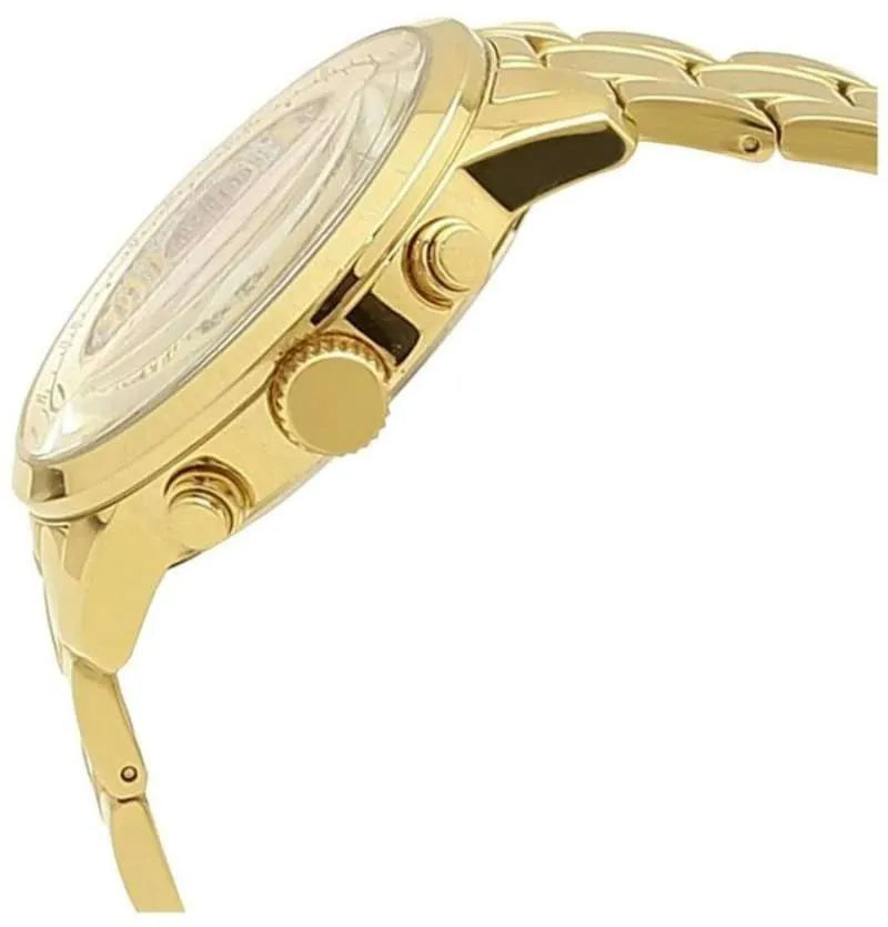  Shop Authentic Guess Mini Sunrise Quartz Analog Orange Dial Gold Steel Strap Watch For Women - W0448L7 - Luxxuri