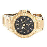  Shop Authentic Guess Rigor Multi Function Black Dial Rose Gold Steel Strap Watch For Men - W0218G3 - Luxxuri