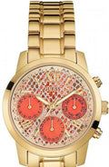  Shop Authentic Guess Mini Sunrise Quartz Analog Orange Dial Gold Steel Strap Watch For Women - W0448L7 - Luxxuri