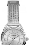  Shop Authentic Guess Whisper Silver Dial Silver Mesh Bracelet Watch for Women - W1084L1 - Luxxuri