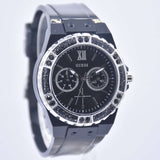  Shop Authentic Guess Limelight Diamonds Black Dial Black Rubber Strap Watch for Women - GW0041L5 - Luxxuri