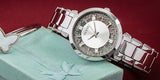  Shop Authentic Guess Night Life Clear Silver Dial Silver Steel Strap Watch for Women - GW0470L1 - Luxxuri