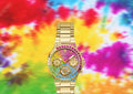  Shop Authentic Guess Sugarrush Quartz Multicolor Dial Gold Steel Strap Watch For Women - GW0258L1 - Luxxuri
