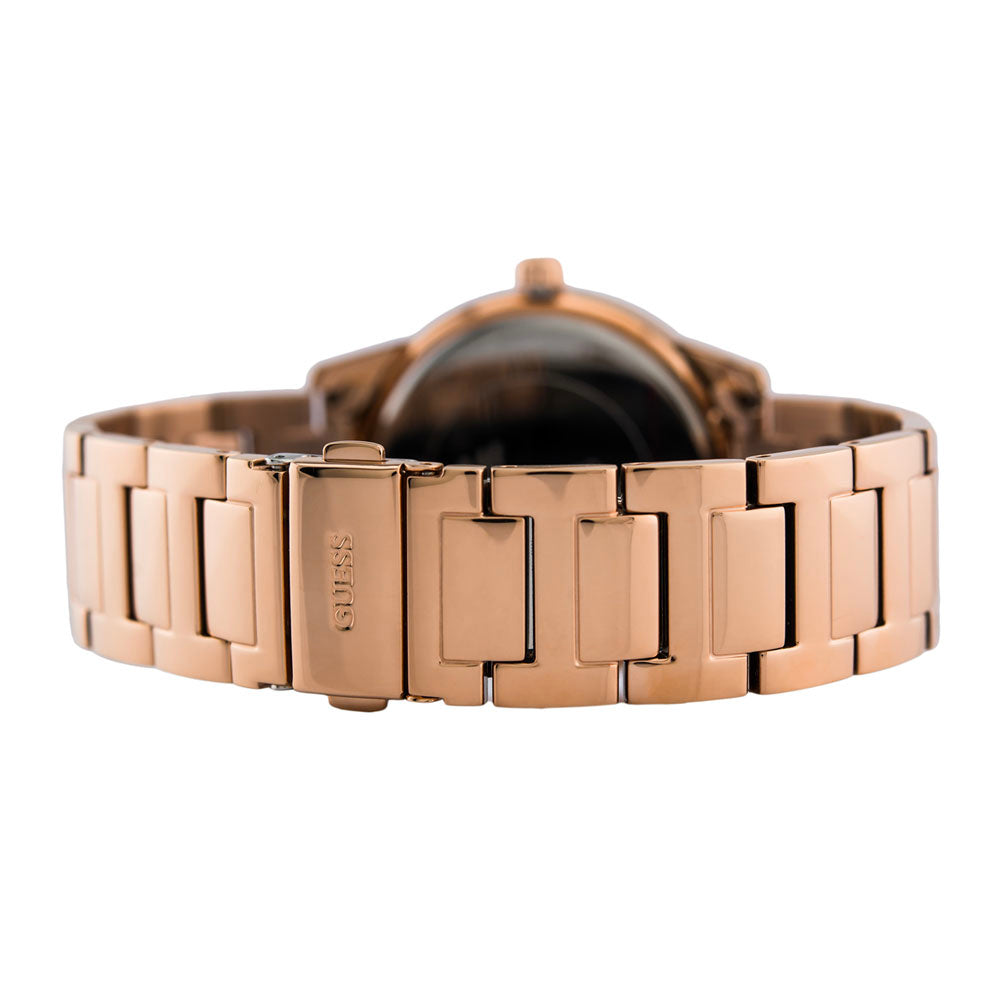  Shop Authentic Guess Studio Rose Gold Dial Rose Gold Steel Strap Watch For Women - W0778L3 - Luxxuri