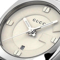  Shop Authentic Gucci GG2570 White Dial Silver Steel Strap Watch For Women - YA142502 - Luxxuri
