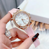  Shop Authentic Guess Cosmo Diamonds Silver Dial Pink Silicone Strap Watch for Women - GW0034L3 - Luxxuri