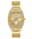  Shop Authentic Guess Raven Diamonds Gold Dial Gold Steel Strap Watch for Women - GW0104L2 - Luxxuri