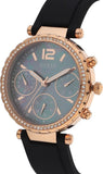  Shop Authentic Guess Solstice Diamonds Black Mother of Pearl Dial Black Rubber Strap Watch for Women - GW0113L2 - Luxxuri