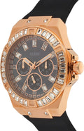  Shop Authentic Guess Venus Diamonds Black Dial Black Rubber Strap Watch for Women - GW0118L2 - Luxxuri