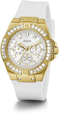  Shop Authentic Guess Venus Diamonds White Dial White Rubber Strap Watch for Women - GW0118L5 - Luxxuri
