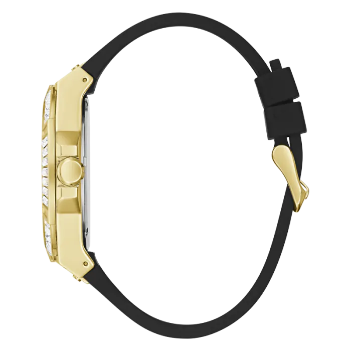  Shop Authentic Guess Zeus Chronograph Diamonds Black Dial Black Silicone Strap Watch For Men - GW0208G2 - Luxxuri