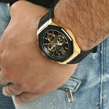  Shop Authentic Guess Momentum Black Dial Black Rubber Strap Watch for Men - GW0263G1 - Luxxuri