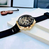 Shop Authentic Guess Momentum Black Dial Black Rubber Strap Watch for Men - GW0263G1 - Luxxuri