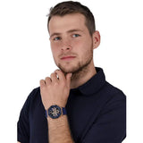  Shop Authentic Guess Momentum Chronograph Blue Dial Blue Rubber Strap Watch for Men - GW0263G2 - Luxxuri