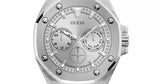  Shop Authentic Guess Analog Quartz Silver Dial Silver Steel Strap Watch For Men - U0377G1 - Luxxuri