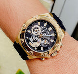  Shop Authentic Guess Third Gear Analog Blue Dial Blue Rubber Strap Watch for Men - GW0334G3 - Luxxuri