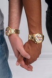  Shop Authentic Guess Altitude Multifunction Gold Dial Gold Steel Strap Watch for Men - GW0434G1 - Luxxuri