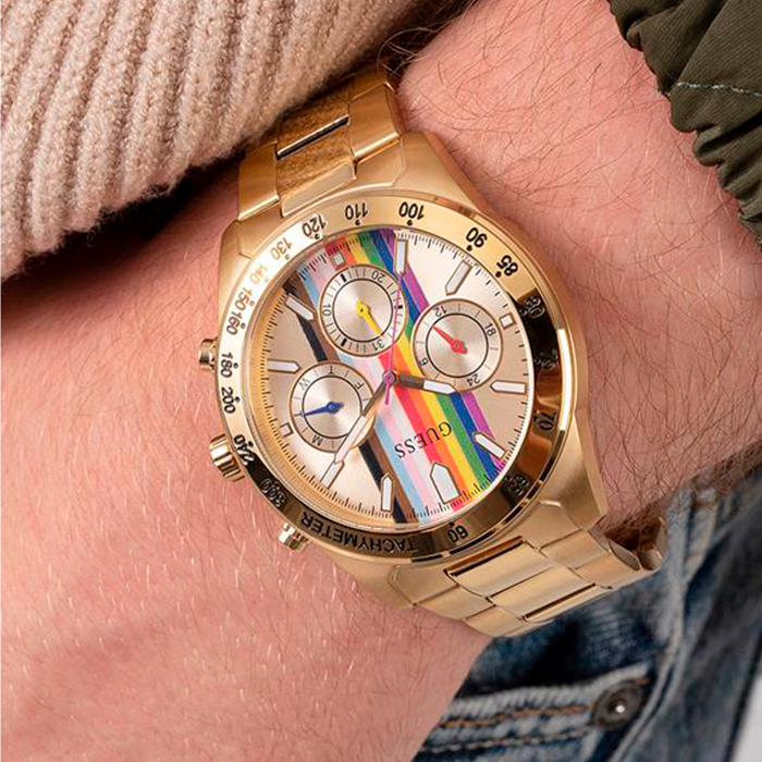  Shop Authentic Guess Eclipse Multifunction Gold Dial Gold Steel Strap Watch for Women - GW0433L1 - Luxxuri