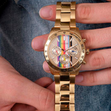  Shop Authentic Guess Eclipse Multifunction Gold Dial Gold Steel Strap Watch for Women - GW0433L1 - Luxxuri